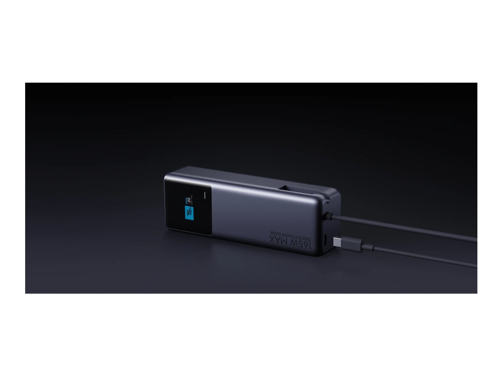 Xiaomi - Powerbank - Integreret Kabel - 10000 Mah - 36 Wh - 165 Watt - 4.5 A - Schnellladung (24 Pin Usb-C)