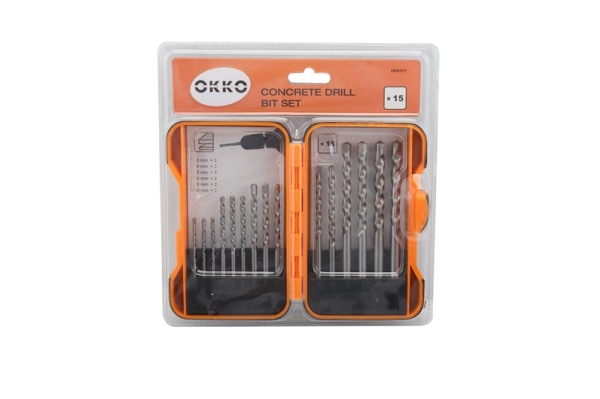 Okko Concrete Drill Bit Set 15 Pcs