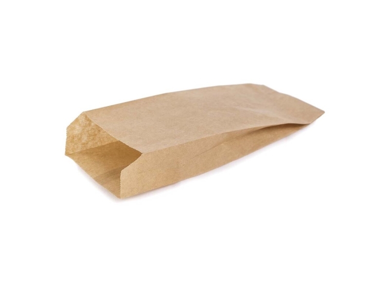 Fransk hotdogpose 7/3x18cm brun 1000stk/pak