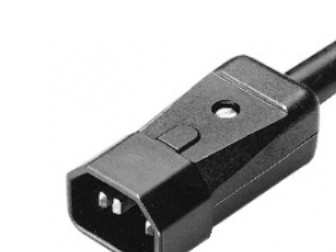 Mercodan - Netzstecker - Iec 60320 C14 - Schwarz