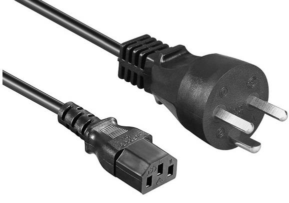 Netkabel Edb Apparat M Profil C15, 1,8M Sort Kabel, Sorte