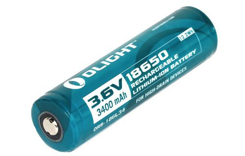 Olight 18650, Akku, Olight, Blau, Lithium-Ion (Li-Ion), 3400 Mah, 3,6 V