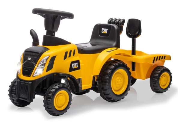 Jamara Caterpillar Tractor, 4 Hjul, Sort, Gul, Batterier Påkrævet