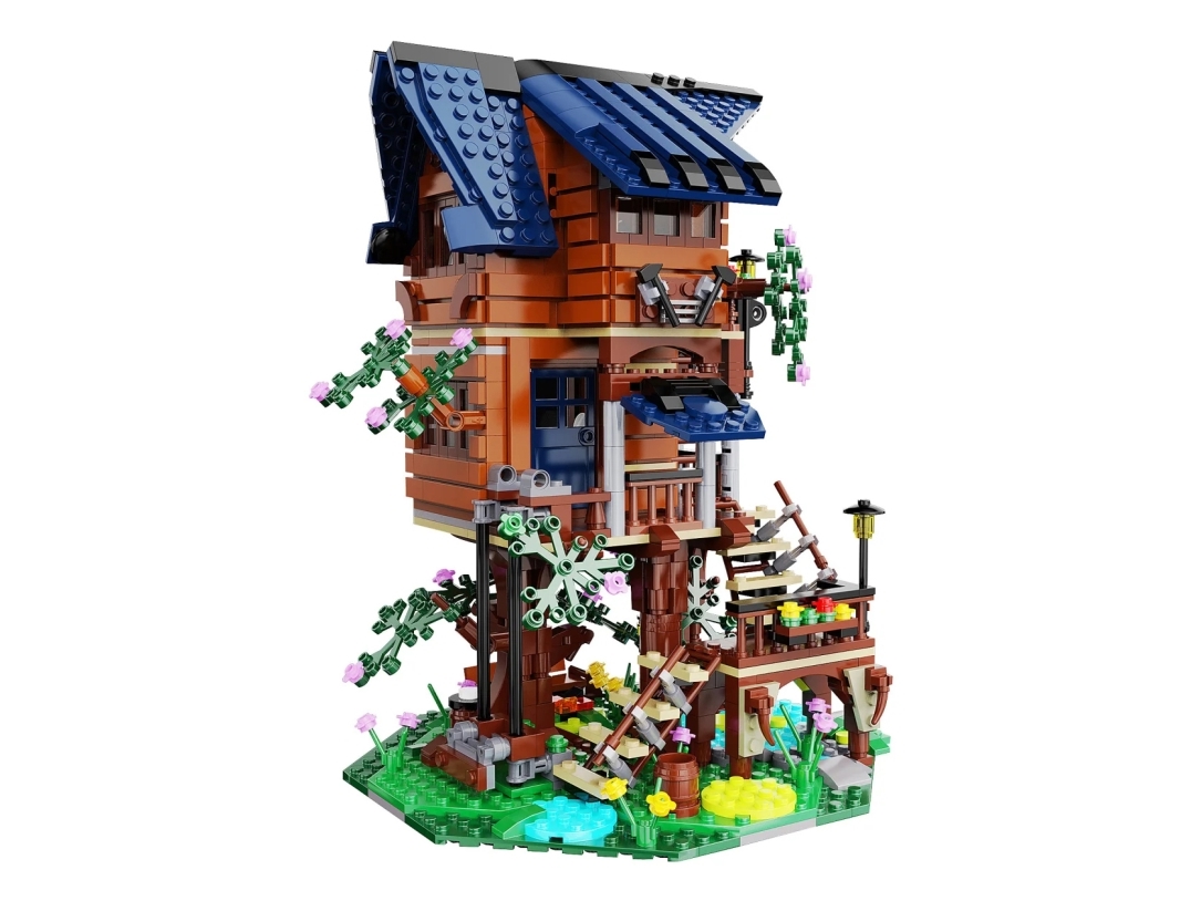 Jamara Cada Tree House 4 Seasons Bricks, Building Set, 14 Yr(S), 1155 Pc(S), 1.71 Kg