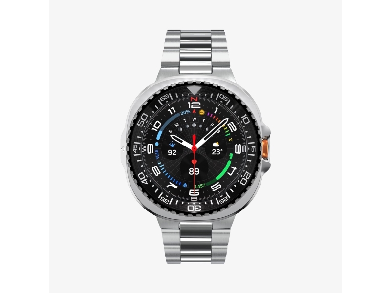 Spigen Bezel Tune Pro, Cover, Smartwatch, Sort, Samsung, Galaxy Watch 8 Classic (46Mm), Polykarbonat (Pc), Rustfrit Stål