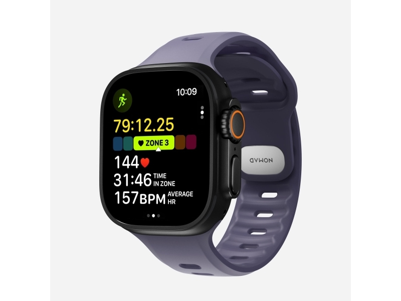 Nomad Tempo Band, Band, Smartwatch, Lilla, Apple, 49Mm / Ultra, Gummi