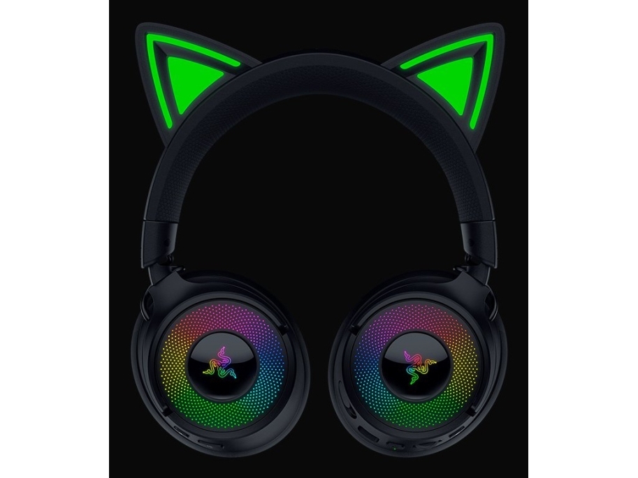 Razer Kraken Kitty V3 Pro, Wired & Wireless, 20 - 28000 Hz, Gaming, 390 G, Headset, Black