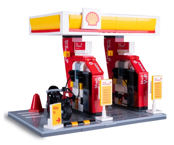 Jamara Cada Shell Gas Station, Building Set, 8 Yr(S), 305 Pc(S), 590 G