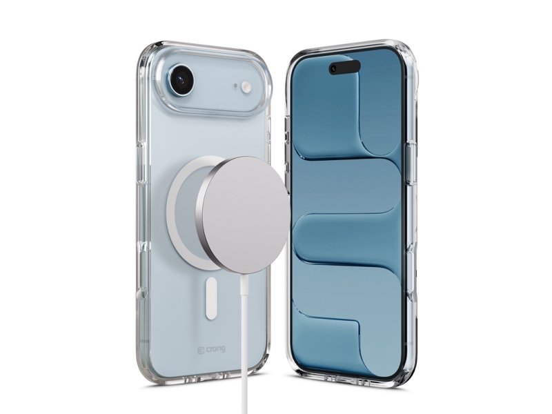 Crong Clear Mag Cover Case With Magsafe For Iphone Air - Clear, Cover, Apple, Iphone Air, 16.8 Cm (6.6"), Transparent