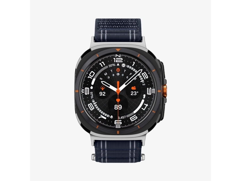 Spigen Wbf0, Band, Smartwatch, Marineblå, Samsung, Galaxy Watch Ultra, Stof