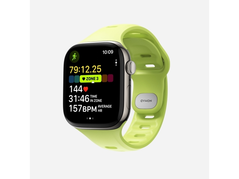 Nomad Tempo Band, Band, Smartwatch, Light Green, Apple, 41Mm / 42Mm, Rubber