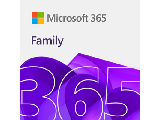 Microsoft Office 365 Family, Kontorspaket, 1 licens/-er, 1 År, Abbonnemang, Nedladdning, Windows 10, Windows 11 | Datortillbehör - Programvara - Övrig programvara | GameStuff
