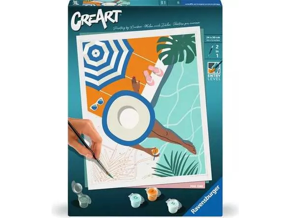 Ravensburger 25523, Muotti- ja maalaussarja lapsille, 12 vuotta