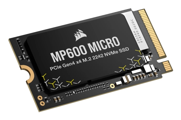 CORSAIR Solid state-drev MP600 Micro 1TB M.2 PCI Express 4.0 x4 (NVMe)
