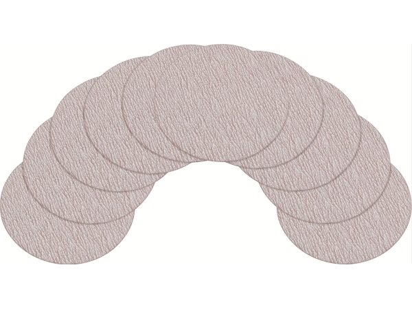 Hazet 9033-5-06/10 Ersatz-Schleifpads 10 St., Slibeskive Bagepude, Universel, Grå, Rund, 5 Cm, 5 Cm