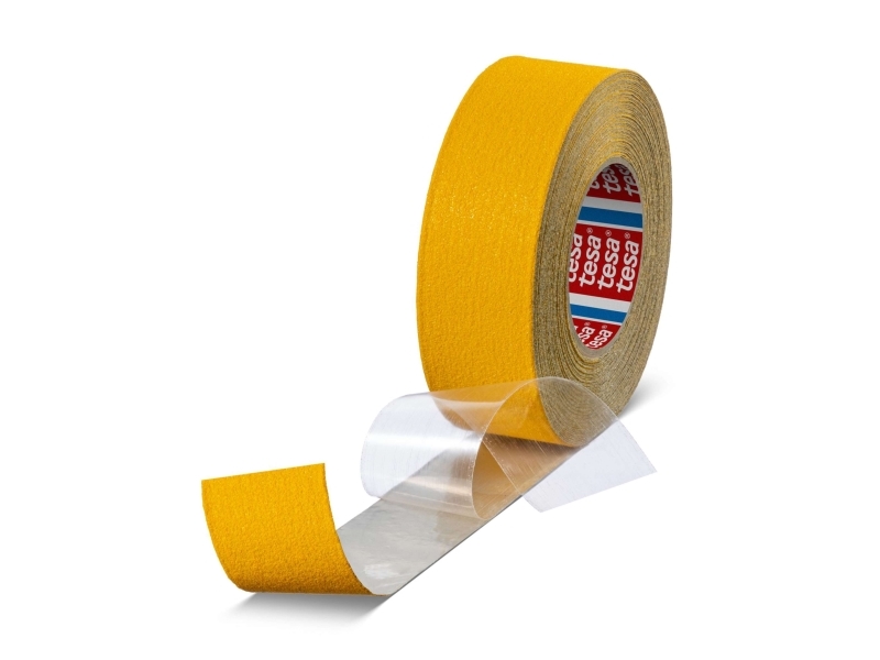 Skridsikker tejp Tesa 60955, 50 mm x 18 m, gul | Kläder & Säkerhet - Säkerhetsutrustning - Golv & Områdesäkerhet | GameStuff