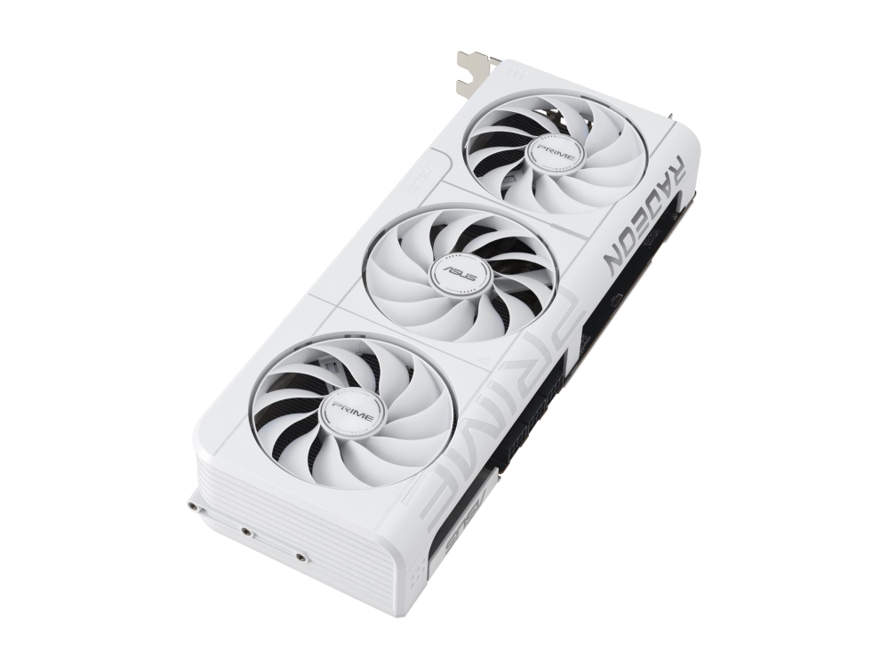 Asus Prime - Oc Edition - Grafikkort - Radeon Rx 9070 Xt - 16 Gb Gddr6 - Pci Express 5.0 - 3 X Displayport, Hdmi - Hvid - Boks
