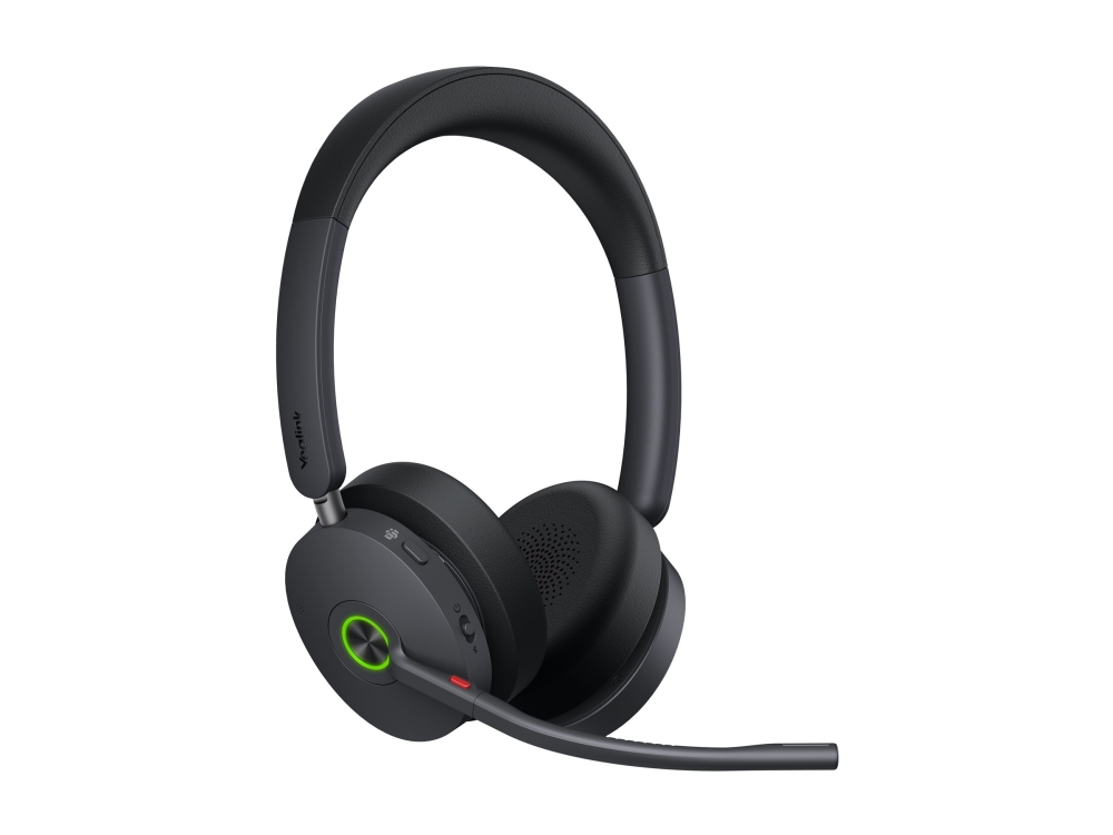 Yealink Wh68 Teams Headset, Verkabelt & Kabellos, 20 - 20000 Hz, Anrufe/Musik, 155 G, Kopfhörer, Schwarz