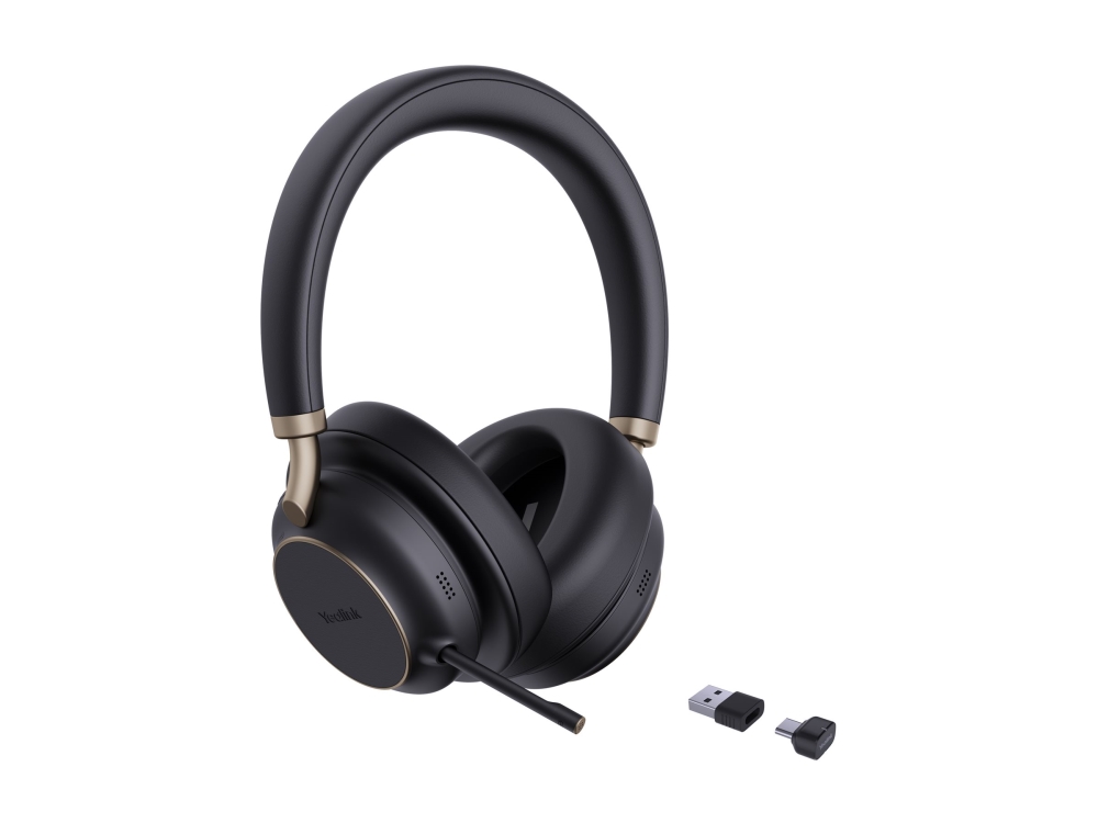 Yealink Bh76 Plus Uc Schwarzes Usb-C/A Headset, Kabellos, Anrufe/Musik, 285 G, Kopfhörer, Schwarz