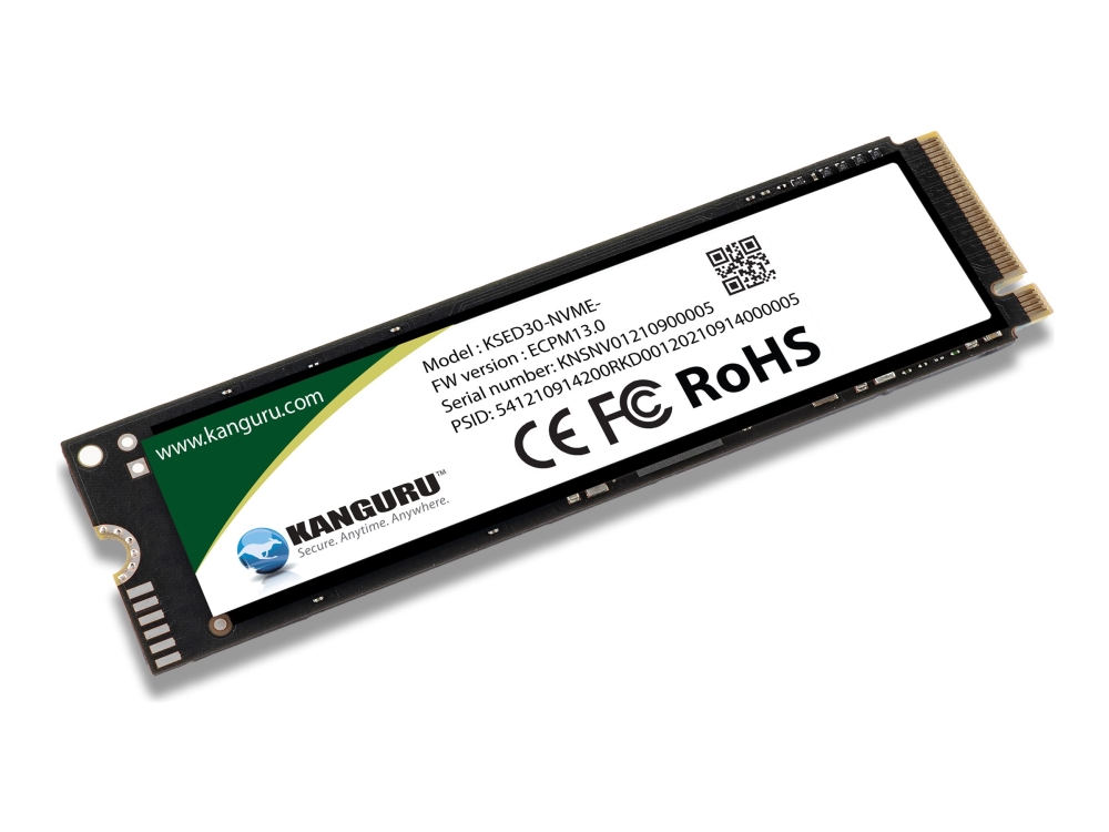 Kanguru Defender - Ssd - Krypteret - 1 Tb - Intern - M.2 2280 - Pcie 4.0 X4 (Nvme) - 256-Bit Aes - Tcg Opal Encryption 2.0 - Taa-Kompatibel