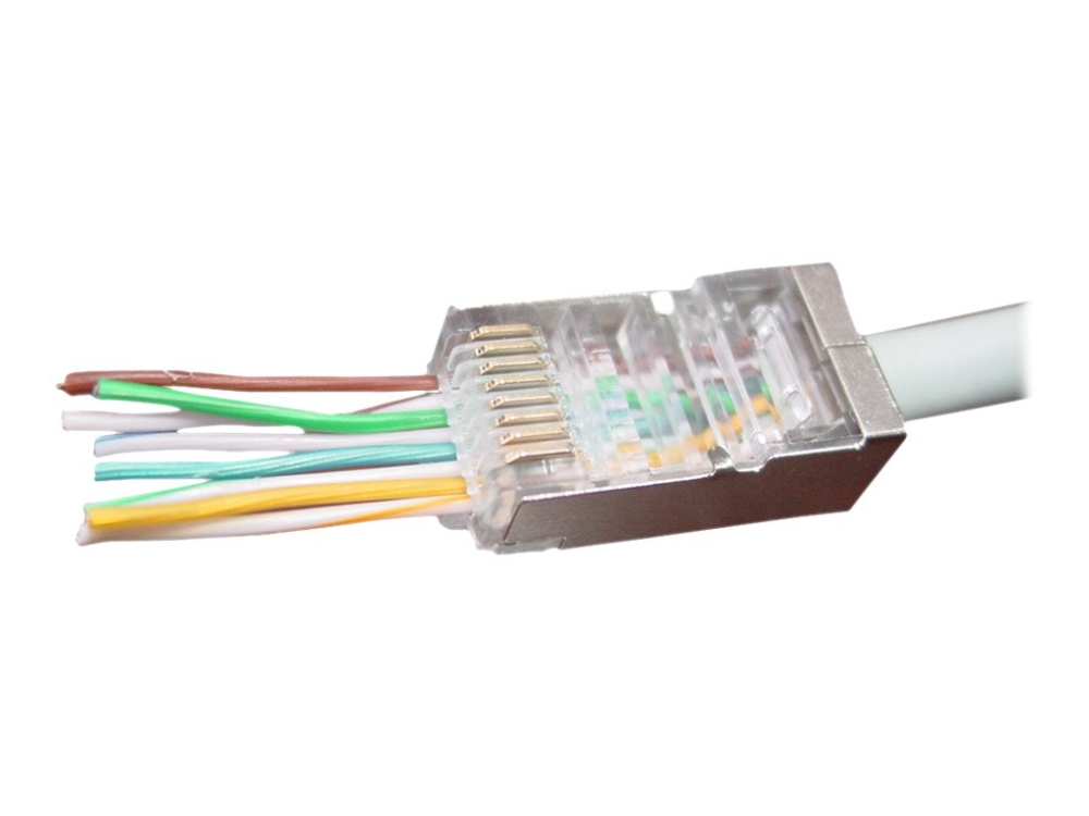 Gembird Lc-Ptf-01/100, Rj-45, Braun, Silber, Transparent, F/Utp (Ftp), Gold, Ce, Iso 9002, 17 G