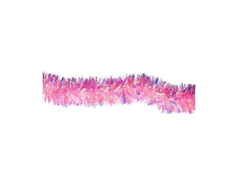 Neon Pink Folie Guirlande, 2 M