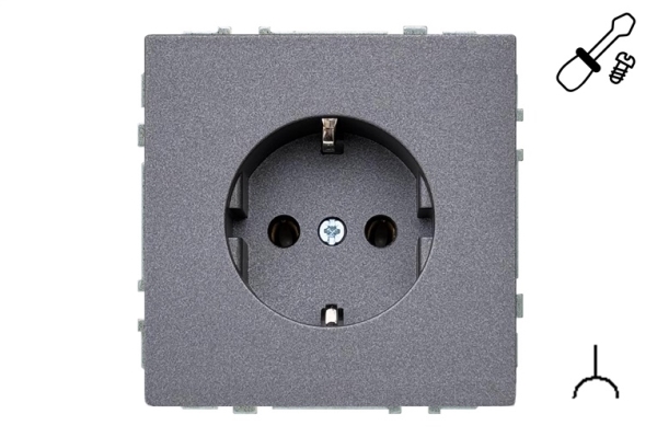 Liregus Socket Ikl16-404-01.M/Bm Modern Juod
