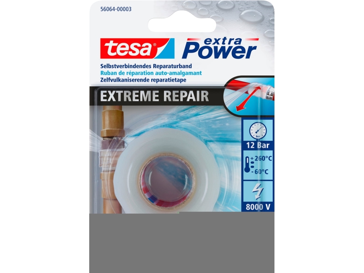 Tesa 56064-00003, Hvid, 2,5 M, 19 Mm