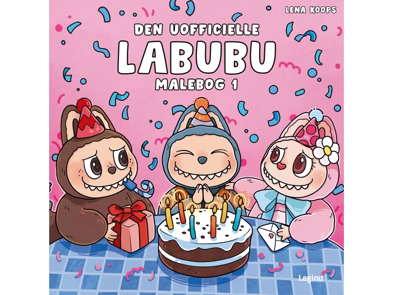 Den inofficiella Labubu målarbok 1 Lena Kopps | Skola & Hobby - Till skolväskan - Målarböcker | GameStuff