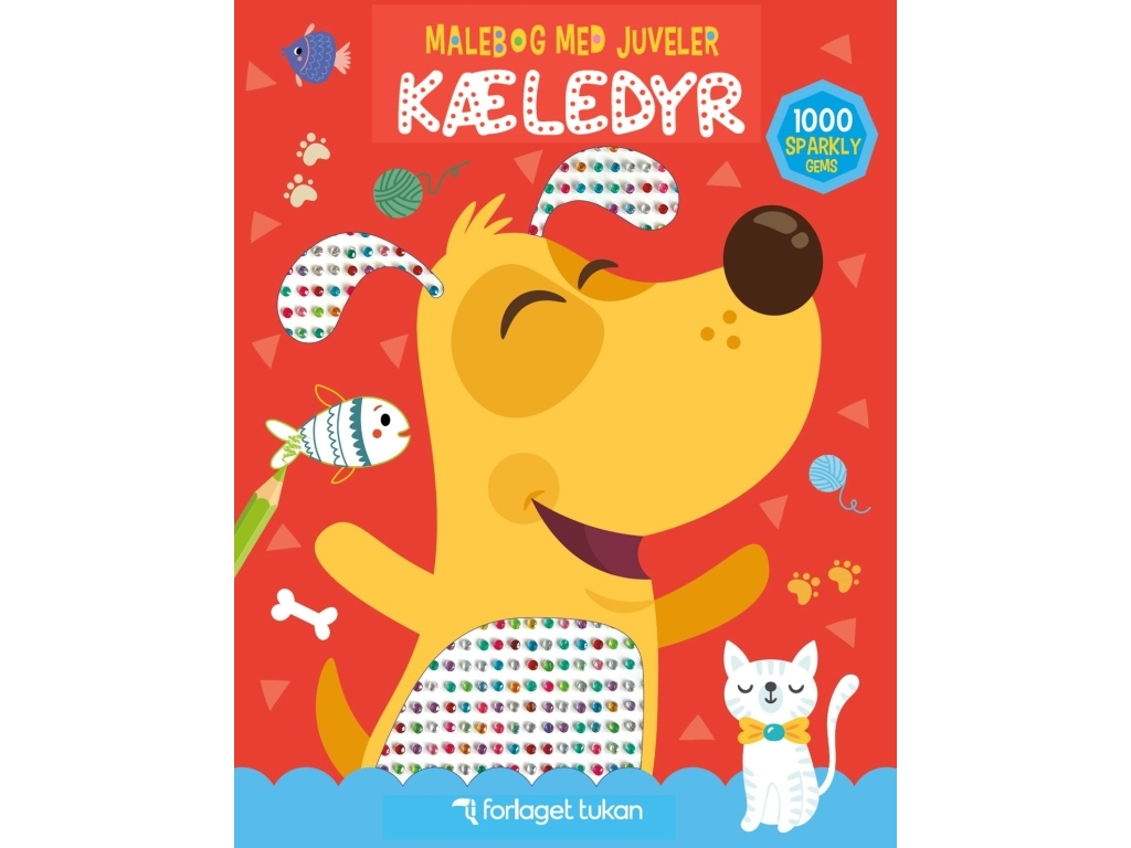 Malebog med juveler: Kæledyr