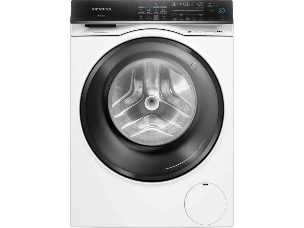 Siemens iQ700 WN54C2A40, Frontmatad, Fristående, Vit, Vänster, Svart, Röra | Vitvaror - Tvätt & torkning - Tvätt-/torkningsmaskiner | GameStuff