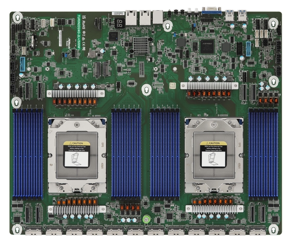 Asrock Turin2d24g-2L+/500W, Amd, Sockel Sp5, Amd Epyc 9004, Ddr5-Sdram, 48 Gb, Dimm