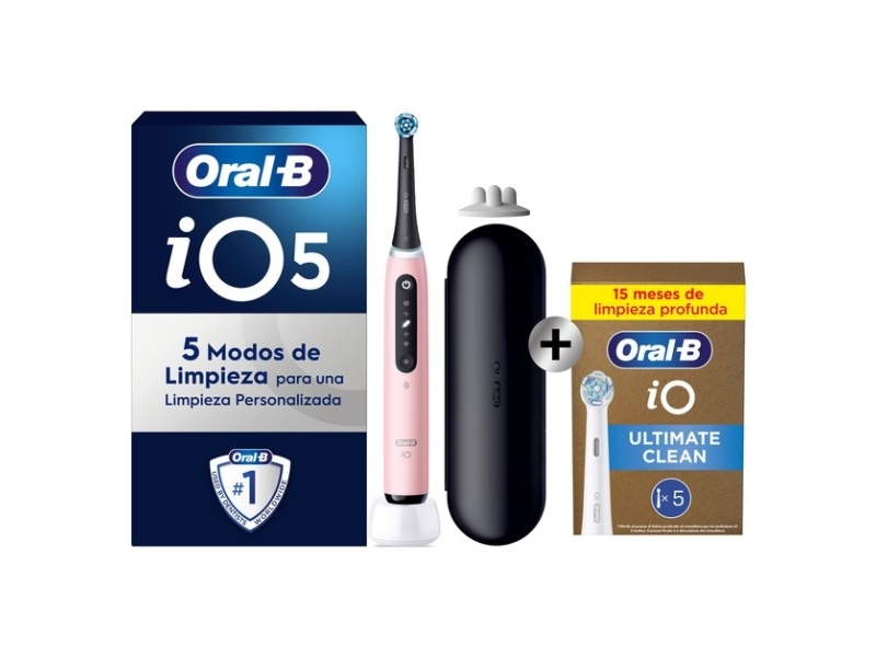 Oral-B 4210201414940, Voksen, Roterende tandbørste, Daglig pleje, Intens, Sensitiv, Super sensitive, Blegning, Sort, Lyserød, Rund, LED