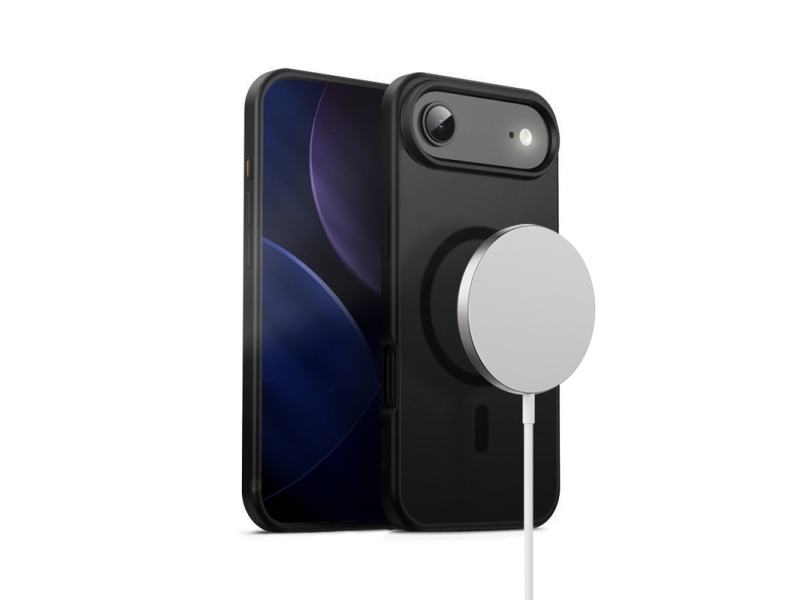 Crong , Cover, Apple, Iphone Air, Sort, Gennemsigtig