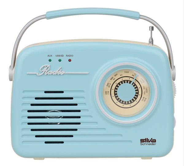 Silva Schneider Mono 1965, Bærbar, Analog, Fm, 20 W, Blå, Ekstern