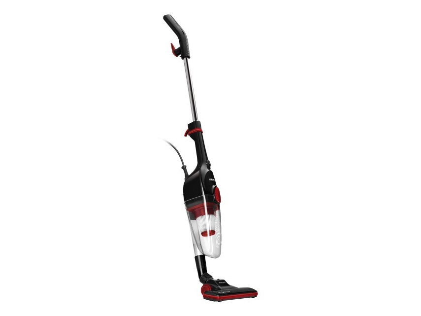 Mpm Mod-39, 2-I-1 Stangstøvsuger, Poseløs, Sort, Rød, 0,6 L, Dry, Hepa
