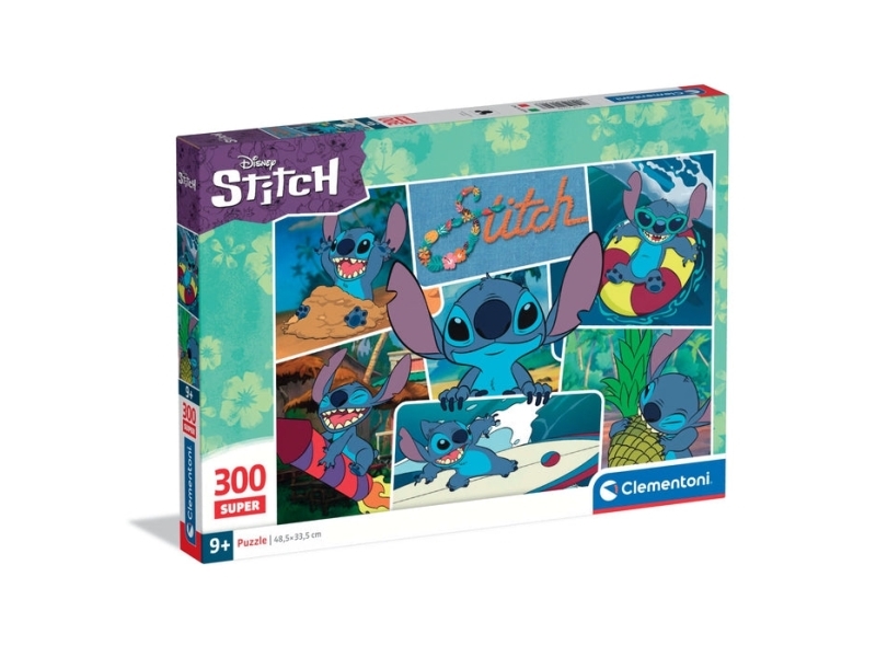 Clementoni Puslespil Stitch, 300 Brikker