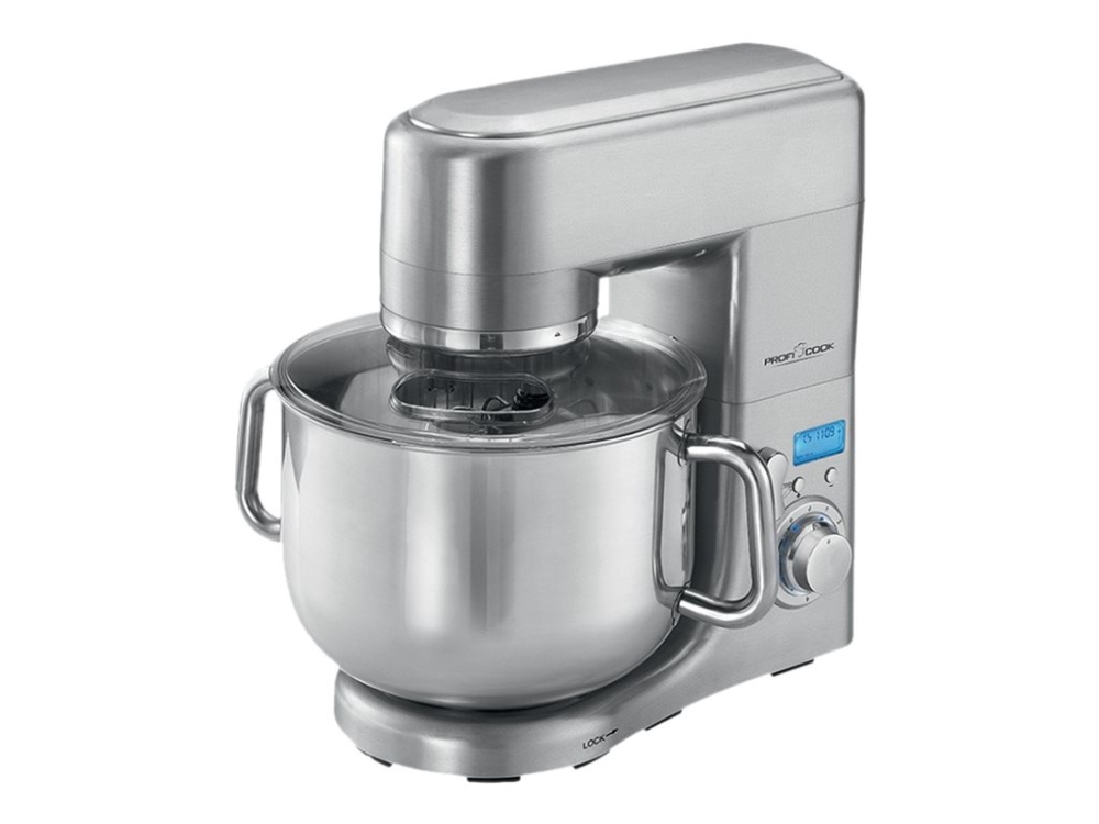 Proficook Pc-Km 1096 - Køkkenmaskine - 1500 W - Rustfrit Stål/Sort