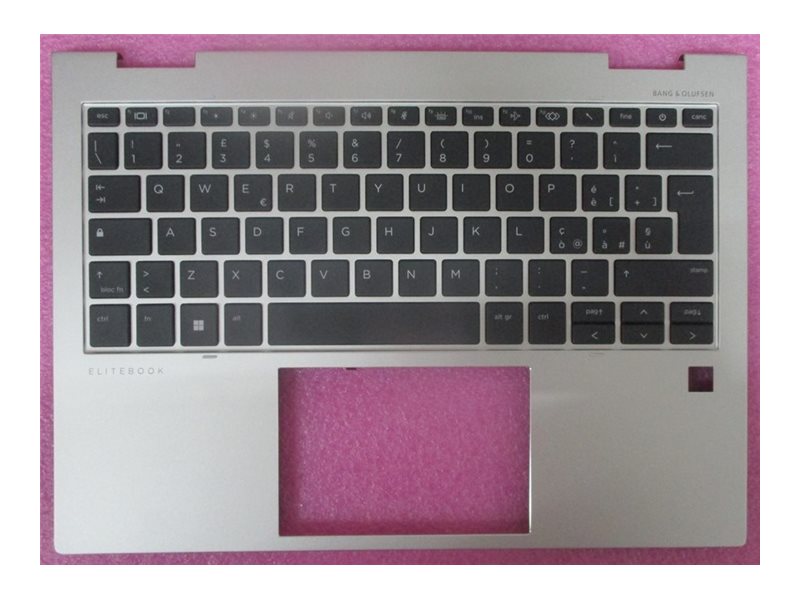 HP - Notebooks udskiftningstastatur - bagbelyst - UK - med topdække - for EliteBook x360 830 G10 Notebook