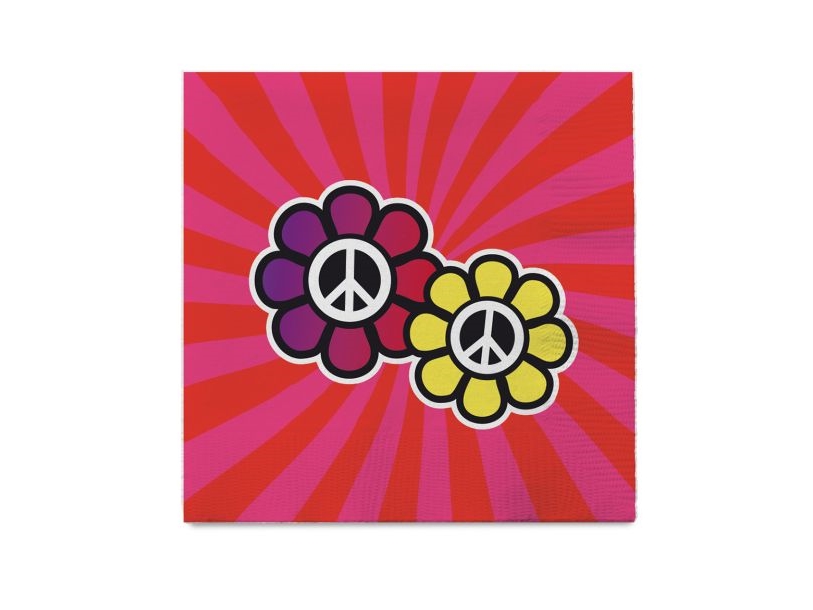 Peace-Servietten, 33X33