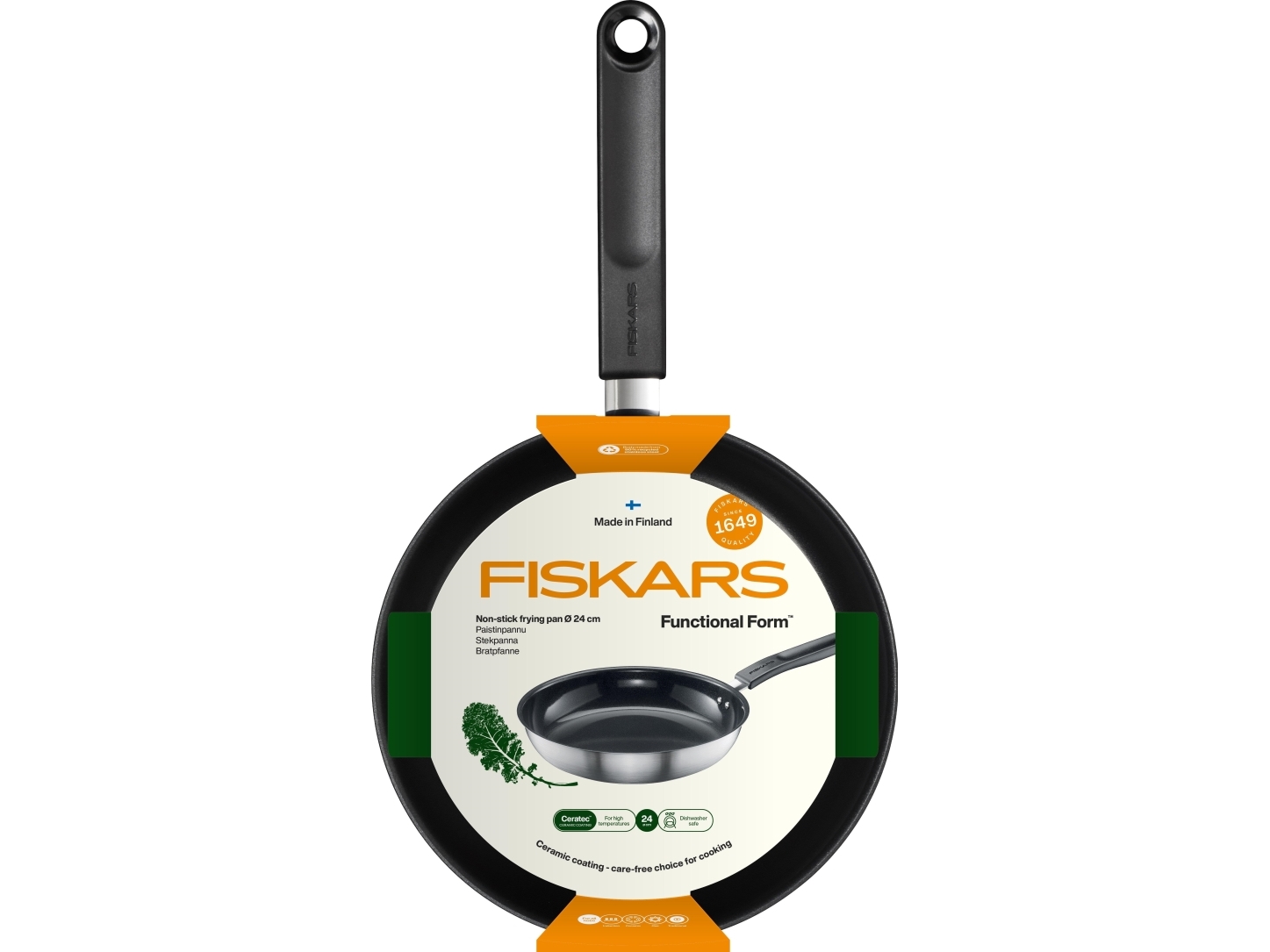 Fiskars 1072310 Trådløs Form Pande 240 Mm