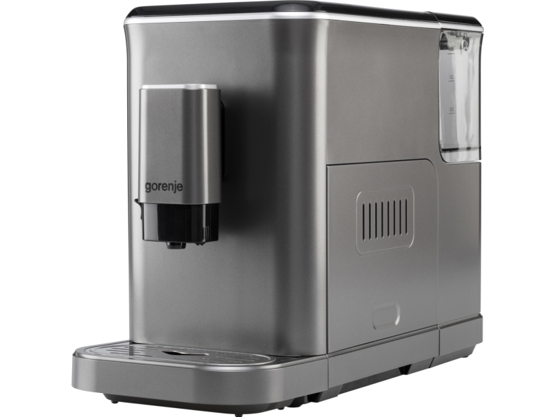 Gorenje GFACM20S, Espressomaskin, 1,5 l, Kaffebönor, Inbyggd kvarn, 1350 W, Rostfritt stål