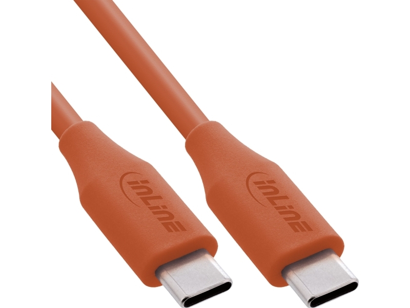 Inline 35895O, 0,5 M, Usb C, Usb C, Usb 2.0, 0,48 Gbit/Sek., Orange