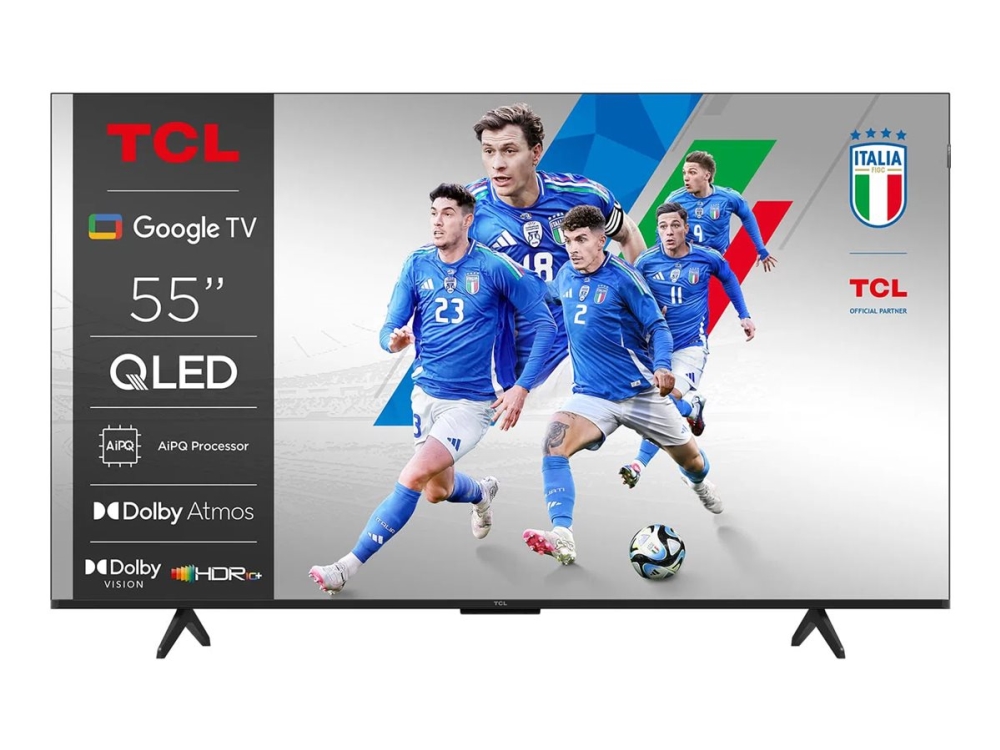 Tcl P79k 55P79k, 139,7 Cm (55"), 3840 X 2160 Pixel, Qled, Smart-Tv, Wlan, Metallisch