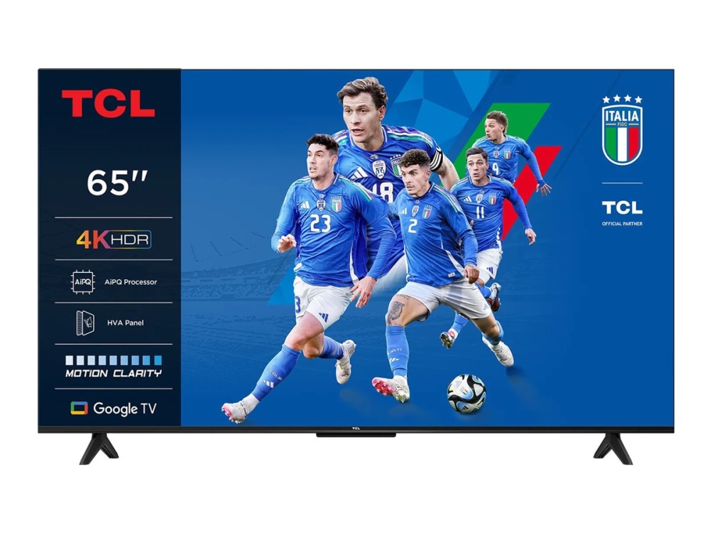 TCL 65P69K - 65 Diagonal klass (64.5 visbar) - P69K series LED-bakgrundsbelyst LCD-TV - Smart TV - Google TV - 4K UHD (2160p) 3840 x 2160 - HDR - borstad metall | Smarta hem - Smart hemkontroll och plattformar - Google Assistent | GameStuff