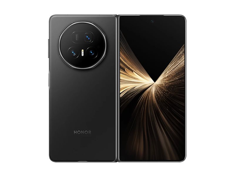 Honor Magic V5 - 5G smartphone - dual-SIM - RAM 16 GB / Intern hukommelse 512 GB - OLED-skærm - 7.95 - 7.95 - 2352 x 2172 pixels 2352 x 2172 pixels (120 Hz) - 3x bagkamera 50 MP, 50 MP, 64 MP - 2x front cameras 20 MP, 20 MP - sort