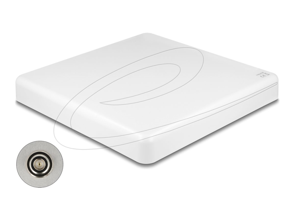 Delock 5G Lte Mimo Antenne 2 X N Buchse 2,7 - 9,0 Dbi Direktional Wand- Und Mastmontage Outdoor Weiß, 9 Dbi, 0.698 - 0.96, 1.71 - 2.69, 3.3 - 5 Ghz,