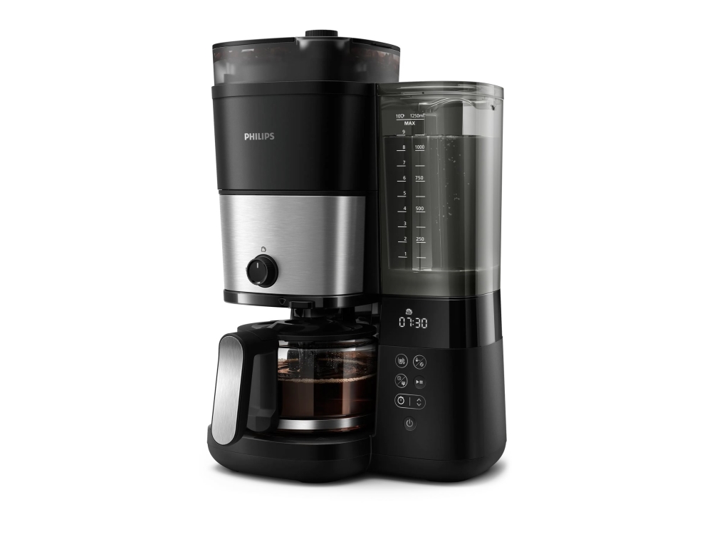 Philips All-In-1 Brew Hd7900 Filterkaffeemaschine Mit Integriertem Mahlwerk, Filterkaffeemaschine, 1,25 L, Kaffeebohnen, Eingebautes Mahlwerk, 1000 W