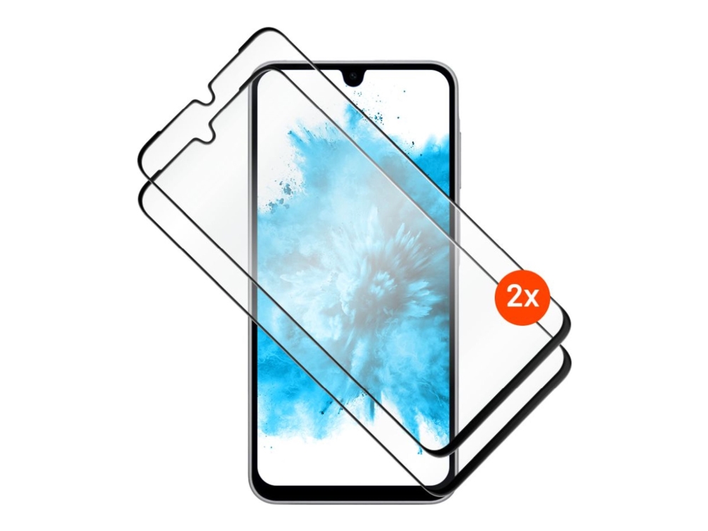 Fixed - Handy Displayschutzfolie - Vollschutz, Mit Applikator - 2.5D - Glas - Rahmenfarbe Schwarz