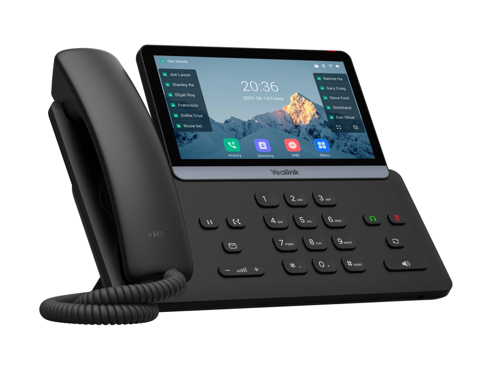 Yealink -Sip-T77u, Ip Telefon, Sort, Kabelforbundet Og Trådløst Håndsæt, Skrivebord, 1000 Entries, Knapper
